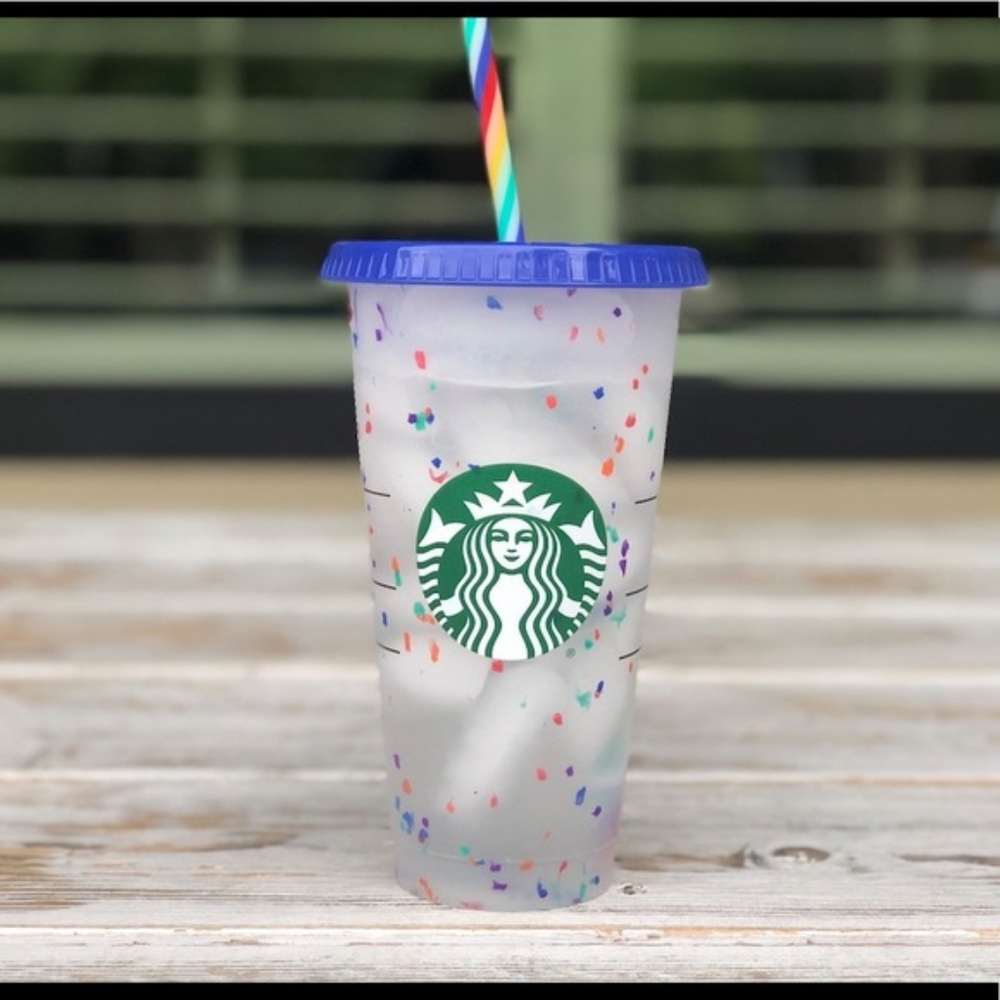 Starbucks Confetti Color Changing Cup